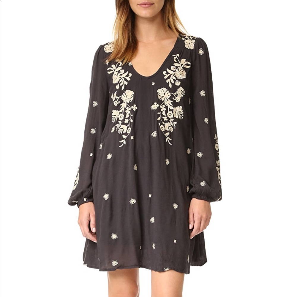 Sweet Tennessee Embroidered Mini Dress